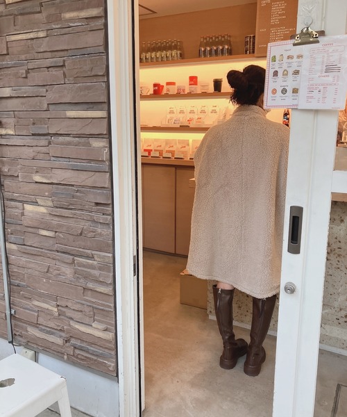 「AS KNOW AS plus」 コート FREE カーキ レディース_画像7