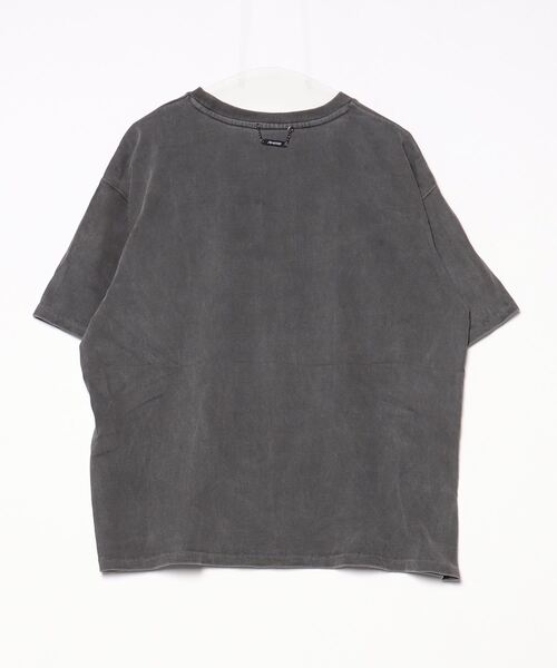 「ADRER」 ワンポイント半袖Tシャツ S グレー メンズ