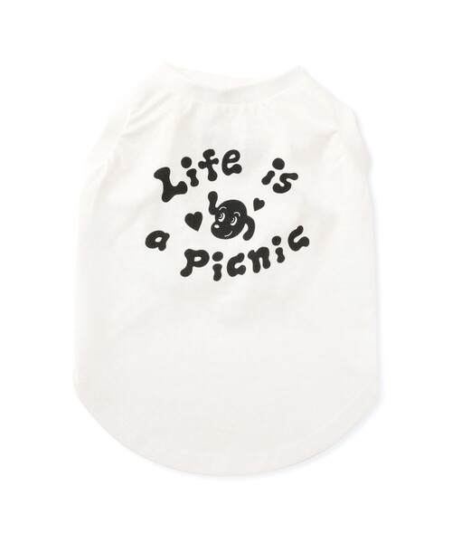 Chocomoo 犬 服 「Chocomoo×ROPE' PICNIC」「DOG」「接触冷感」ロゴT