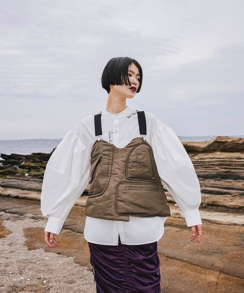 ジャケット・アウター OMMO MULTI POCKET MA-1 VEST OMMO ONLINE STORE / MULTI POCKET MA-1 VEST