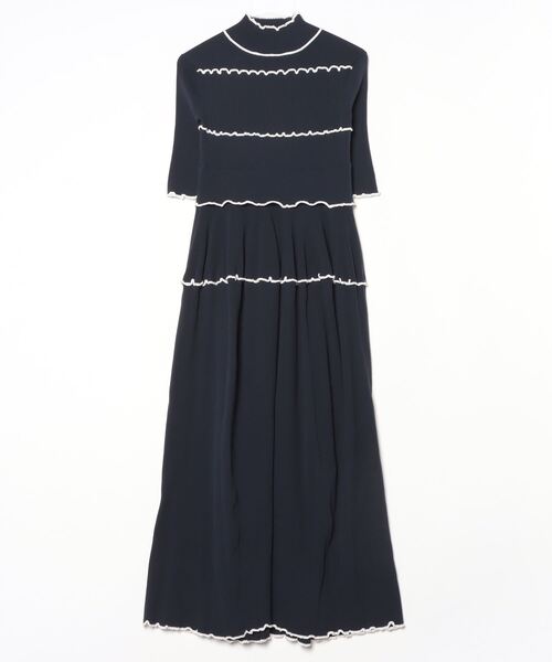 furfur 半袖ワンピース FURFUR（ファーファー） 半袖ワンピース FREE ネイビー レディース