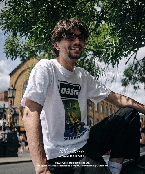 oasis オアシス10Culture/アダムエロペ Tシャツ サイズL 新品 10 Culture×Oasis】T－SHIRTS/オアシス(504176082) | アダム エ