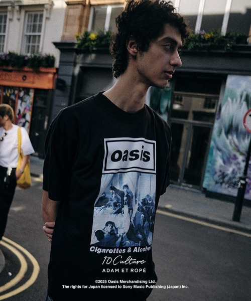 アダムエロペ　oasis パーカー　ユニセックスM oasis for ADAM ET ROPE'】SONG LYRICS PARKA/UNISEX(502491570
