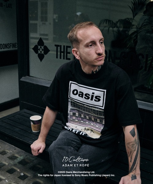 ADAM ET ROPE' tシャツ 「oasis 10Culture / ROPE'」Artwork
