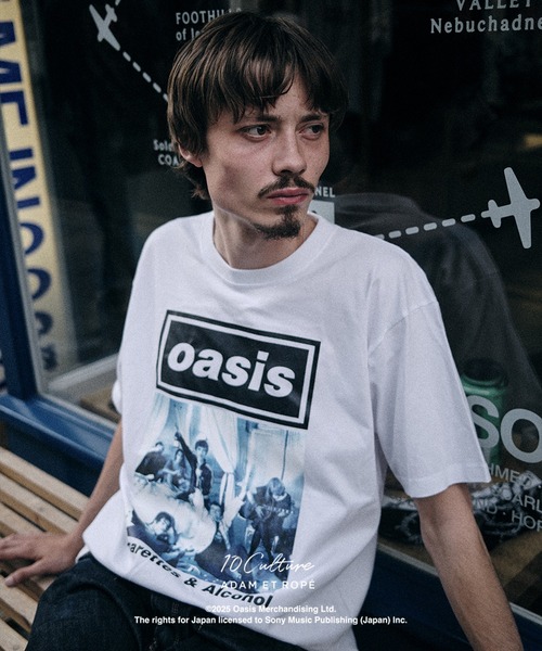 ADAM ET ROPE'（アダムエロペ） tシャツ 「oasis 10Culture / ADAM ET