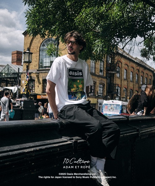 ADAM ET ROPE'（アダムエロペ） tシャツ 「oasis 10Culture / ADAM ET