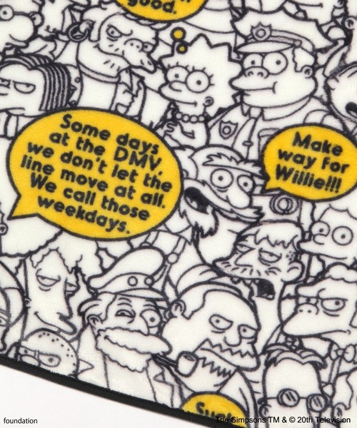 シンプソンズ　simpsons イッチー　スクラッチー　ブランケット The Simpsons ブランケット 「The Simpsons／BAYFLOW」フリース