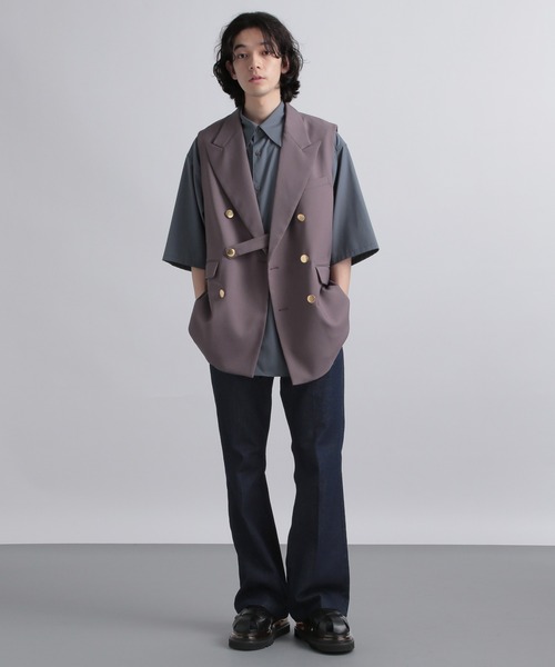 「HARE」 ブーツカットデニムパンツ MEDIUM ブラック系その他 メンズ