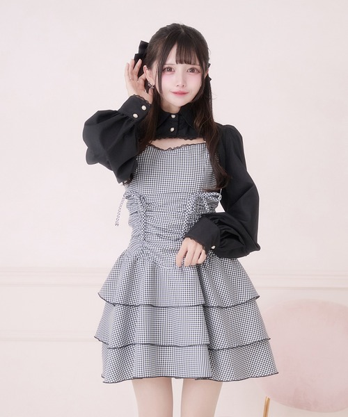 Pal elfy ワンピース ドロストティアードキャミワンピース : ZOZOTOWN