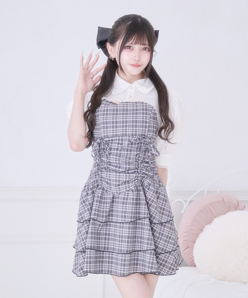 Pal elfy ワンピース ドロストティアードキャミワンピース : ZOZOTOWN