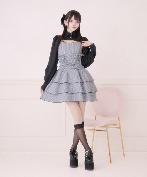 Pal elfy ワンピース ドロストティアードキャミワンピース : ZOZOTOWN