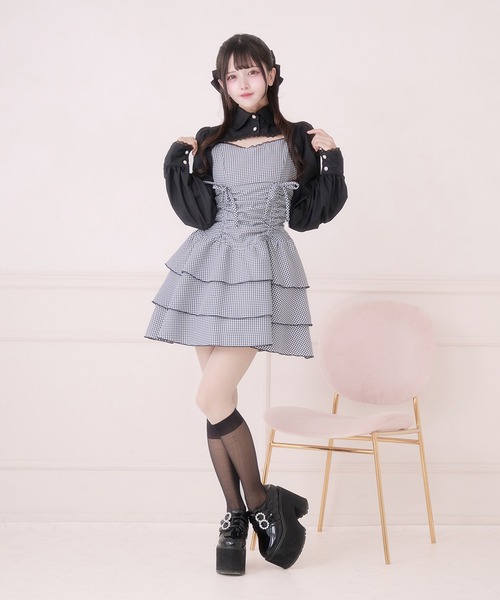 Pal elfy ワンピース ドロストティアードキャミワンピース : ZOZOTOWN