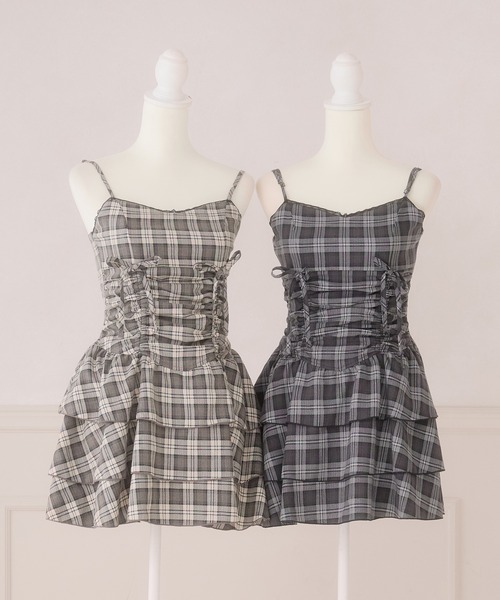 Pal elfy ワンピース ドロストティアードキャミワンピース : ZOZOTOWN