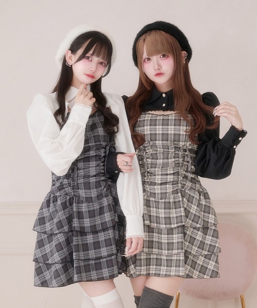 Pal elfy ワンピース ドロストティアードキャミワンピース : ZOZOTOWN