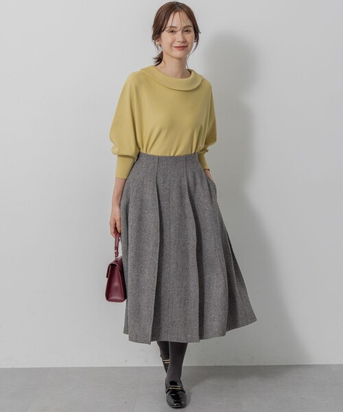 組曲（KUMIKYOKU） スカート シックツイード スカート : ZOZOTOWN