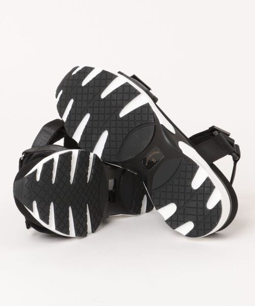 「JELLY BEANS」 フラットサンダル S ブラック レディース_画像3