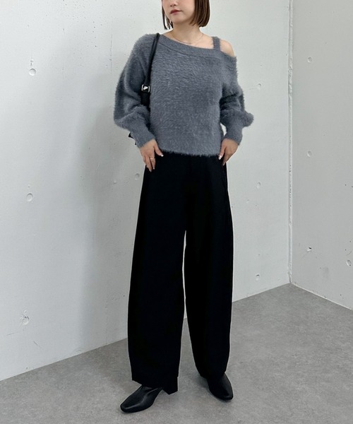 archives（アルシーヴ） スラックス パンツ カーブスラックス