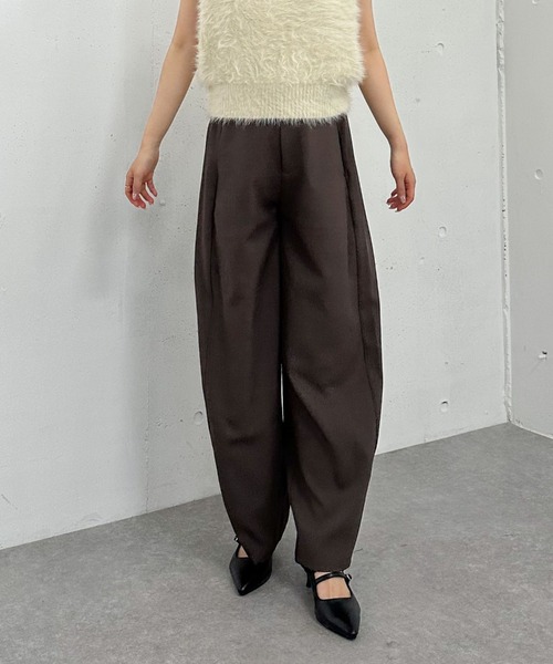 archive スラックス archives（アルシーヴ） スラックス パンツ カーブスラックス