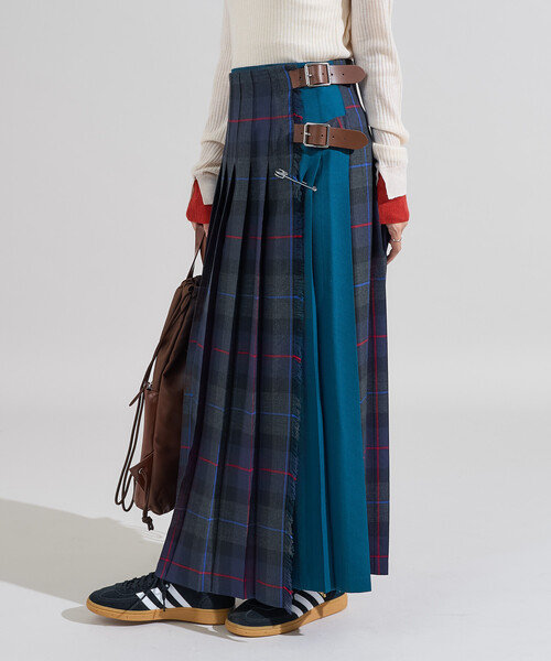 スカート O'NEIL OF DUBLIN × FREAK'S STORE/オニールオブダブリン 別注Combination Fashion Maxi | FREAK'S STORE