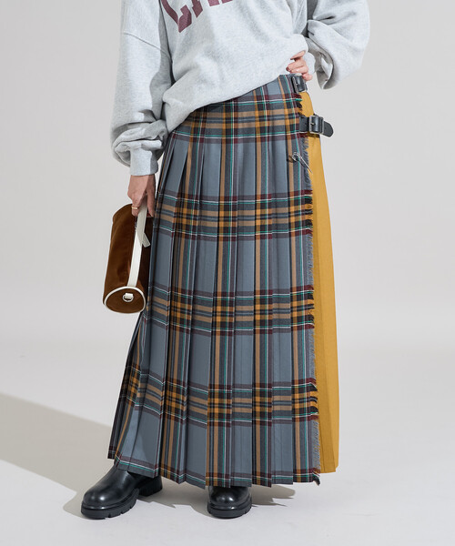 スカート O'NEIL OF DUBLIN × FREAK'S STORE/オニールオブダブリン 別注Combination Fashion Maxi | FREAK'S STORE | 01