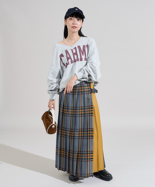スカート O'NEIL OF DUBLIN × FREAK'S STORE/オニールオブダブリン 別注Combination Fashion Maxi | FREAK'S STORE | 03
