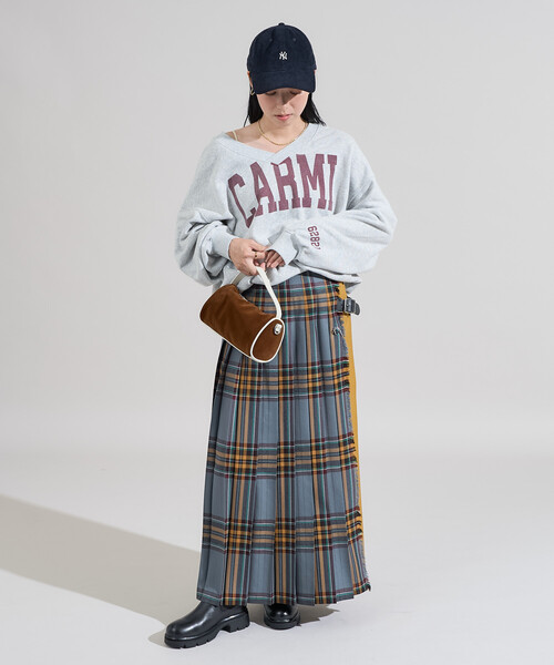 スカート O'NEIL OF DUBLIN × FREAK'S STORE/オニールオブダブリン 別注Combination Fashion Maxi | FREAK'S STORE | 04