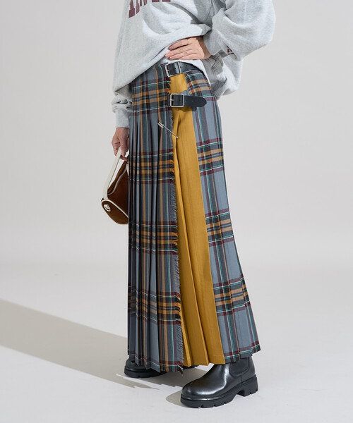 スカート O'NEIL OF DUBLIN × FREAK'S STORE/オニールオブダブリン 別注Combination Fashion Maxi | FREAK'S STORE | 10