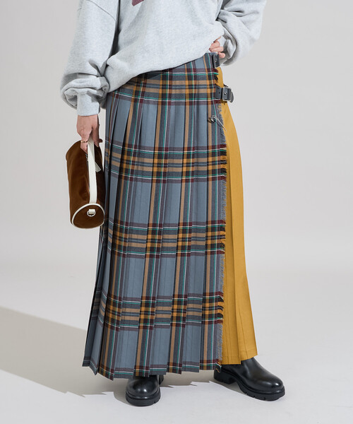 スカート O'NEIL OF DUBLIN × FREAK'S STORE/オニールオブダブリン 別注Combination Fashion Maxi | FREAK'S STORE | 12