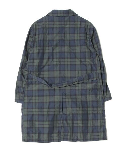 Danton（ダントン） チェック柄コート - ネイビー レディース