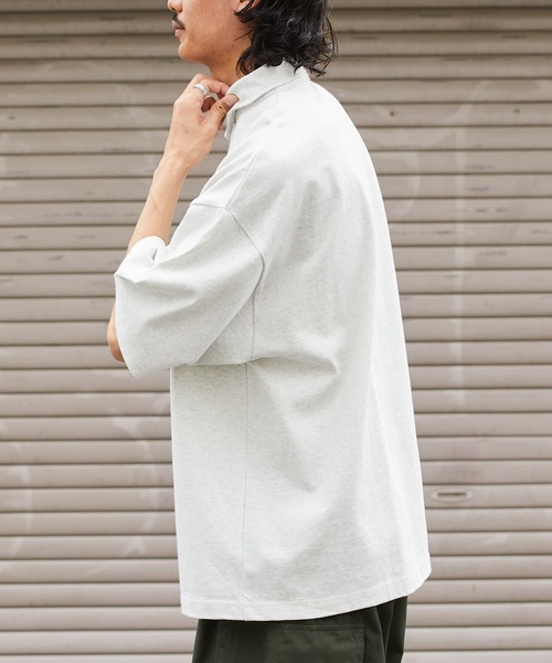 「FREAK'S STORE」 半袖ポロシャツ SMALL ホワイト メンズ_画像8