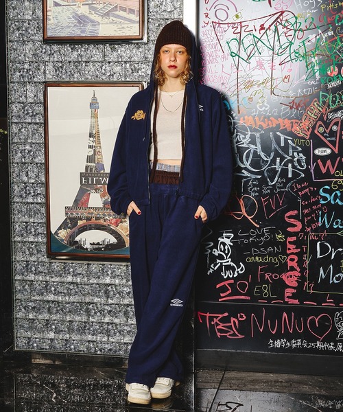 umbro（アンブロ） パンツ (UMBRO × ROSE BUD)DOUBLE WAIST FLEECE