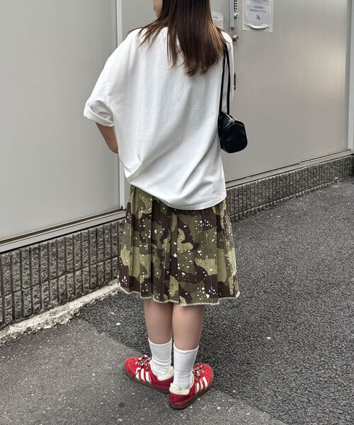 「RePRODUCTION LABEL」 半袖Tシャツ FREE チャコールグレー レディース_画像6