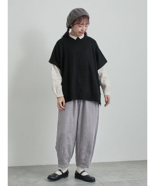 TSUHARU by Samansa Mos2 コットンジャガードコクーンパンツ TSUHARU