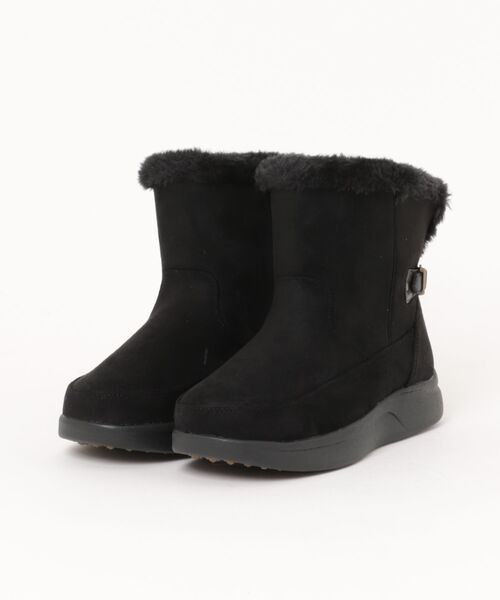 heal me ブーツ ヒールミー レディース ベルト付きボアブーツ「耐水