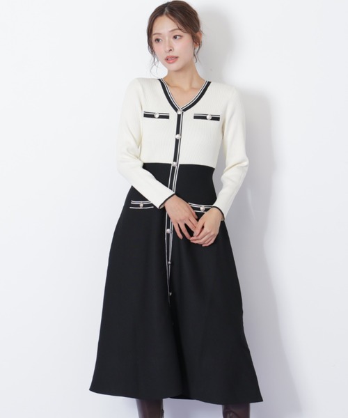 JILL by JILL STUART（ジルバイジルスチュアート） ワンピース Vネック