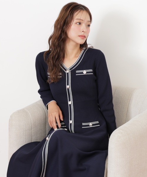 JILL by JILL STUART（ジルバイジルスチュアート） ワンピース Vネック