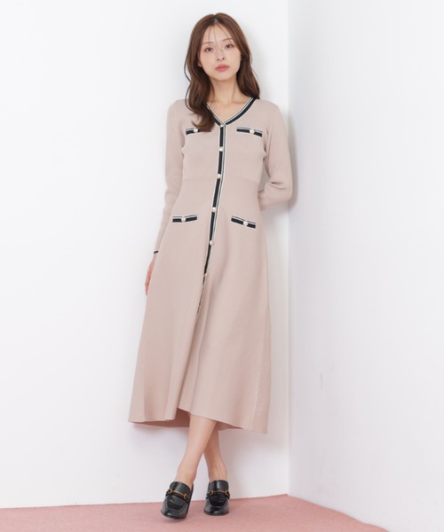 JILL by JILL STUART（ジルバイジルスチュアート） ワンピース Vネック