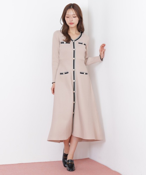 JILL by JILL STUART（ジルバイジルスチュアート） ワンピース Vネック