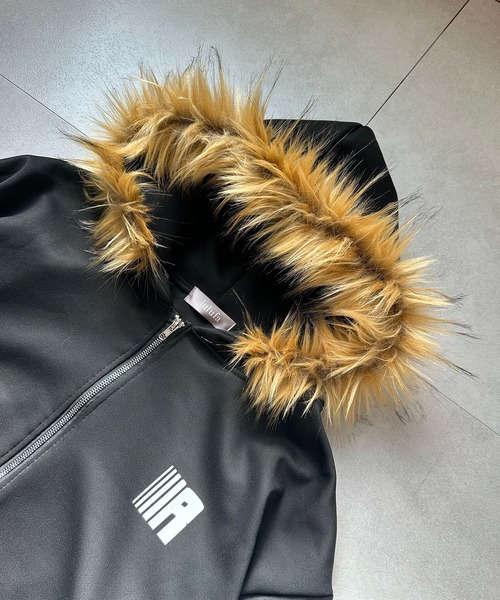 パーカー フェイクファーフード スウェットパーカー/韓国カジュアル 防寒 秋冬 レディース | lulufa | 10