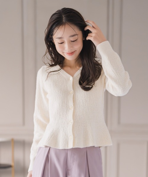 MISCH MASCH（ミッシュマッシュ） カーディガン 2025秋冬新作 ぽこぽこ