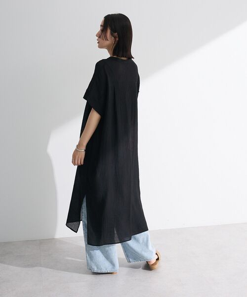 「Green Parks」 「chocol raffine robe」ノースリーブワンピース FREE オフホワイト レディース_画像7