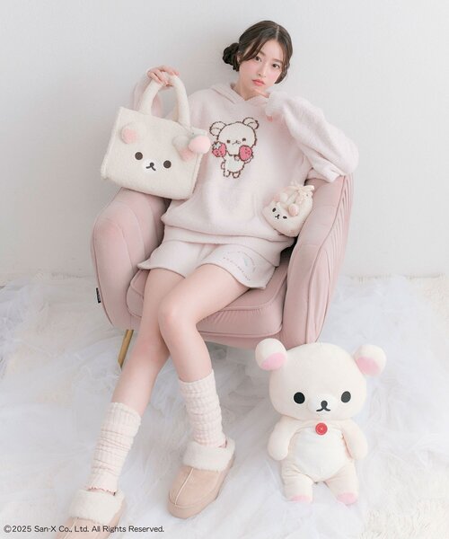 OLIVE des OLIVE（オリーブデオリーブ） トートバッグ ボアトート