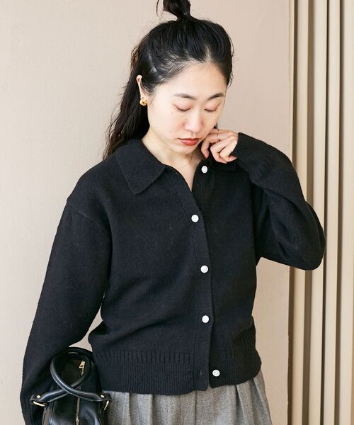 美品✨ ルネ 2021 ビジューボタンカーディガン 34 グレー 長袖 美品✨ ルネ 2021 ビジューボタンカーディガン 34 グレー 長袖 GU