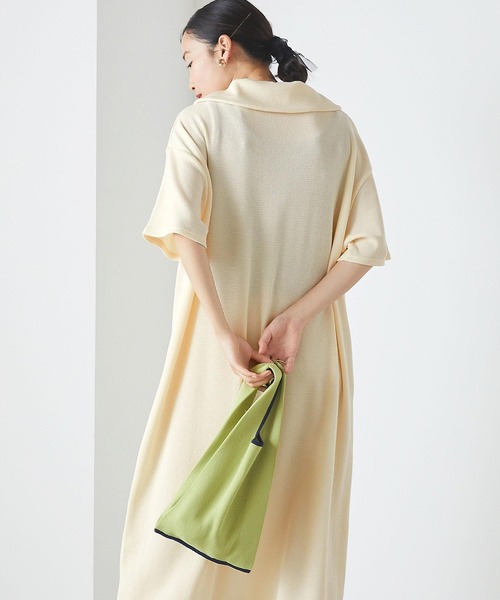 「forksy.」 半袖ワンピース FREE グリーン レディース_画像7