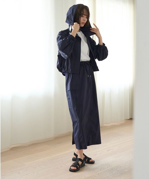 「UNFILO」 ブルゾン MEDIUM グレー レディース_画像4