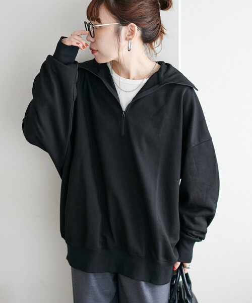 「DISCOAT」 スウェットカットソー MEDIUM ブラウン レディース_画像2