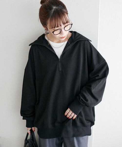 「DISCOAT」 スウェットカットソー MEDIUM ブラウン レディース_画像3