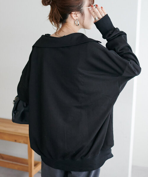 「DISCOAT」 スウェットカットソー MEDIUM ブラウン レディース_画像5