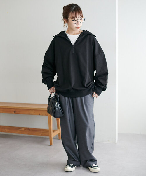「DISCOAT」 スウェットカットソー MEDIUM ブラウン レディース_画像6
