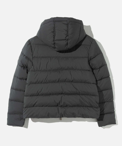 PYRENEX フード付きダウンジャケット 38サイズ グレー Pyrenex（ピレネックス） ダウンコート ダウンジャケット PYRENEX